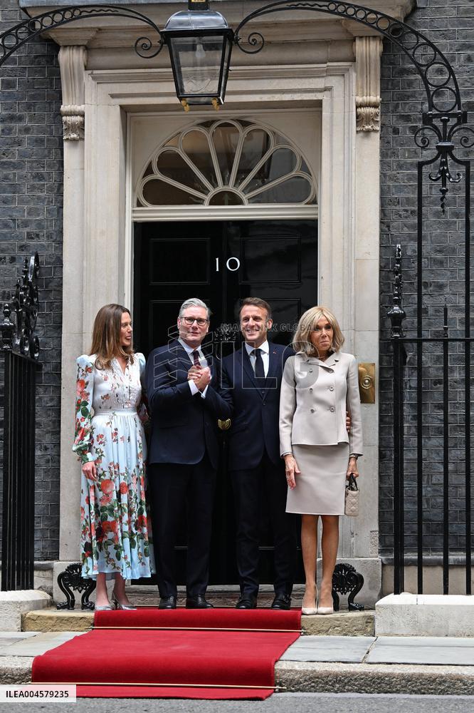 Macron at 10 Downing Street - London