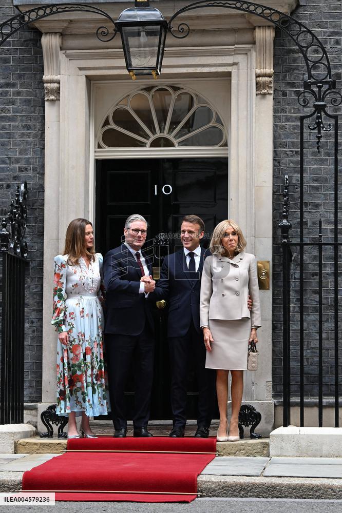 Macron at 10 Downing Street - London