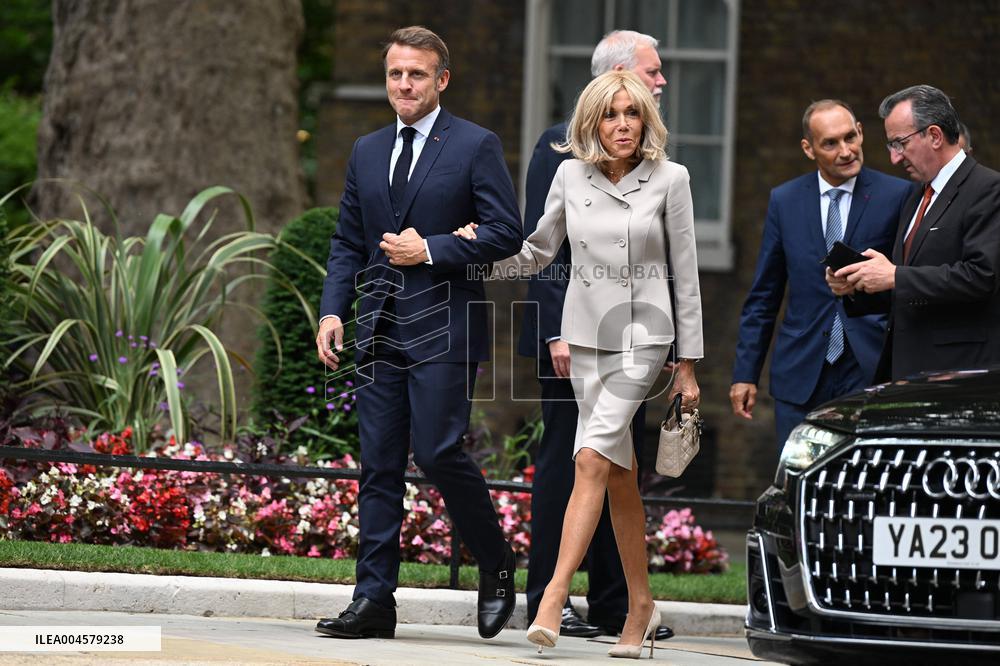 Macron at 10 Downing Street - London