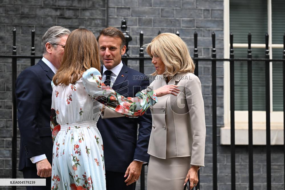 Macron at 10 Downing Street - London
