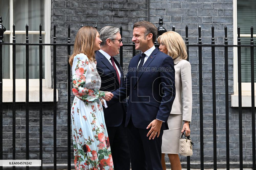 Macron at 10 Downing Street - London