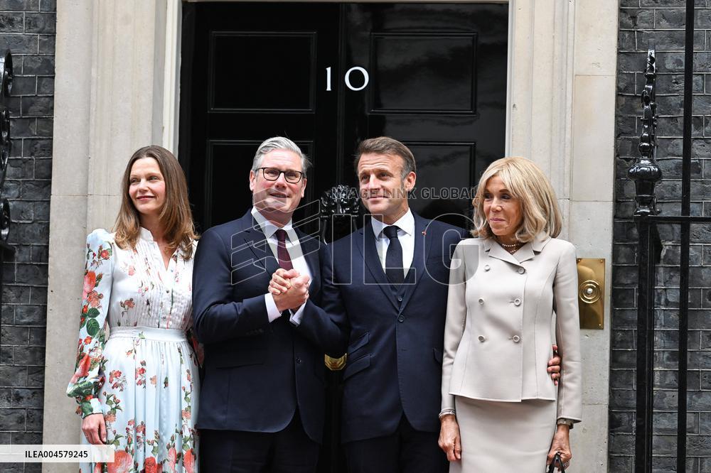 Macron at 10 Downing Street - London