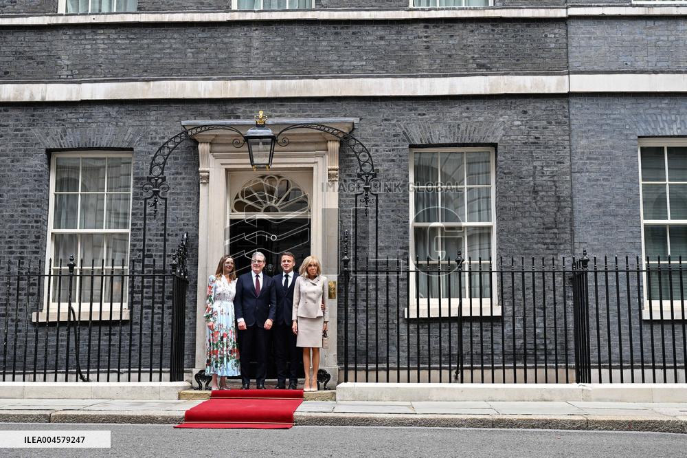 Macron at 10 Downing Street - London