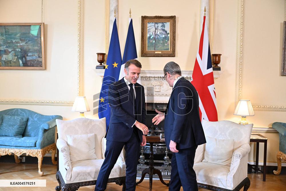 Macron at 10 Downing Street - London