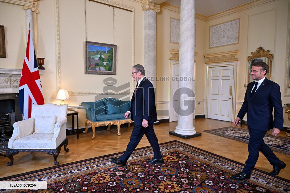 Macron at 10 Downing Street - London