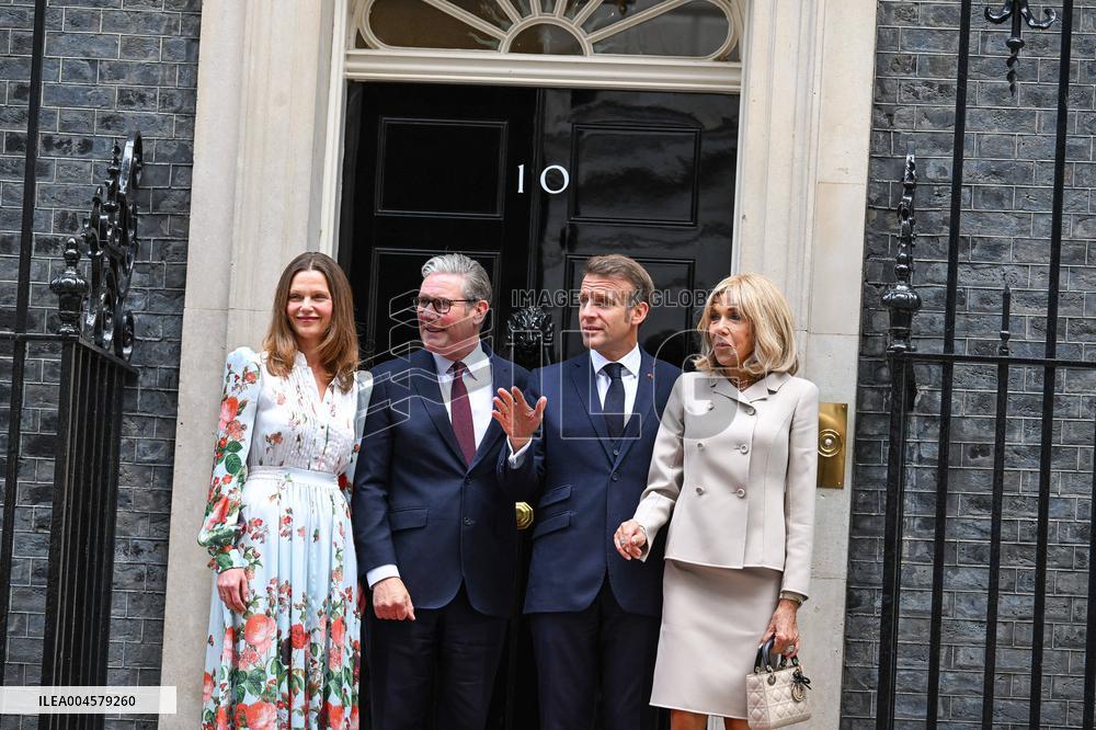 Macron at 10 Downing Street - London