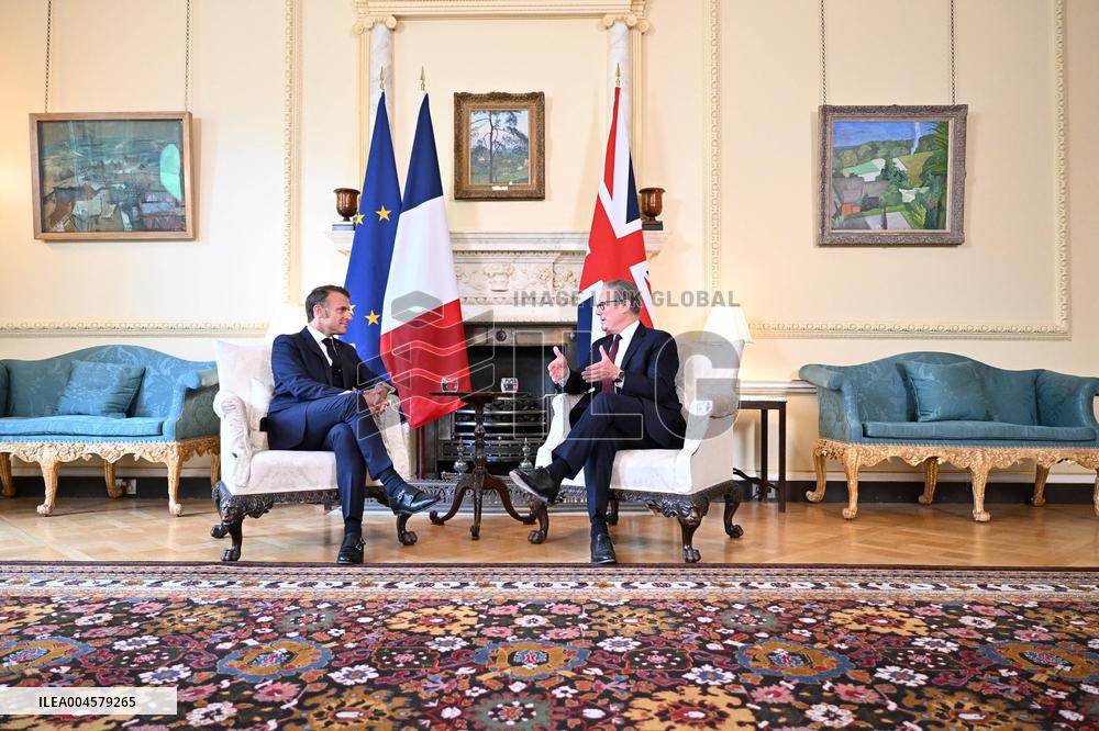 Macron at 10 Downing Street - London
