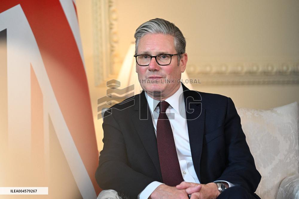 Macron at 10 Downing Street - London
