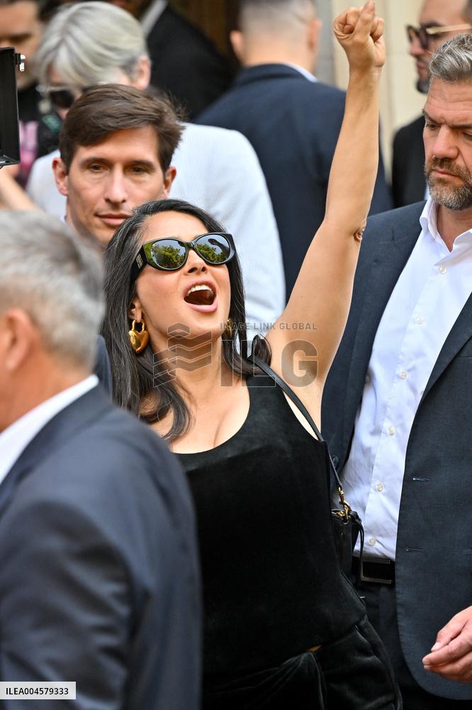 PFW Balenciaga Outside Arrivals