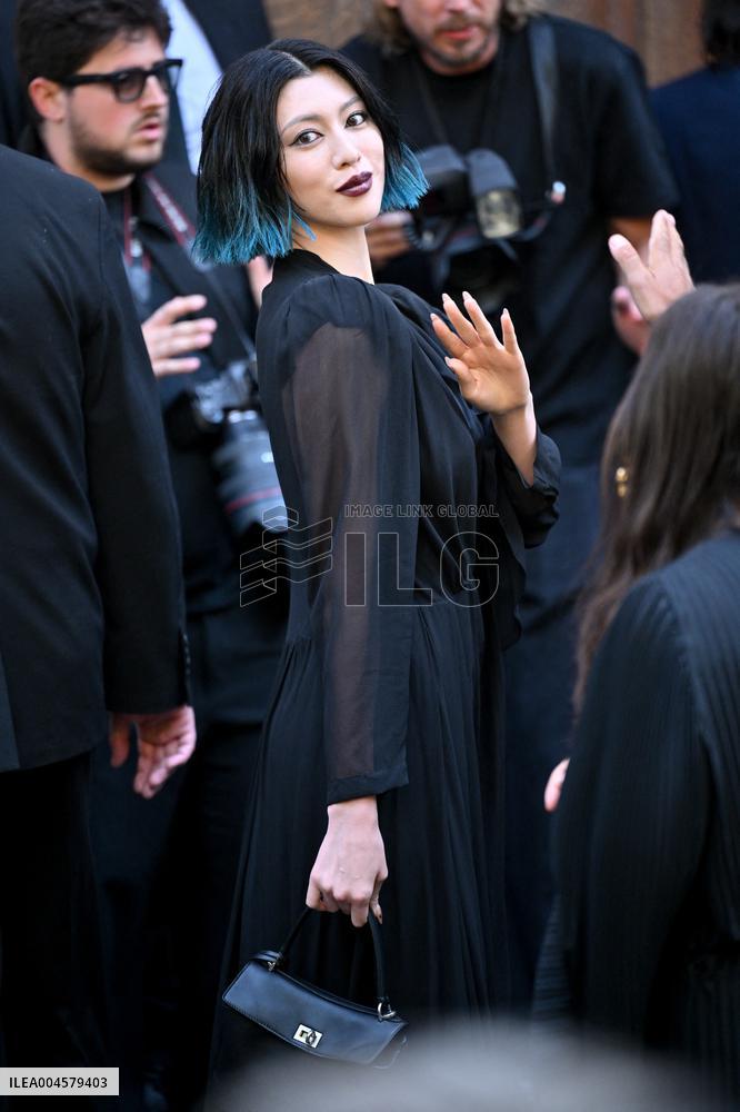 PFW Balenciaga Outside Arrivals