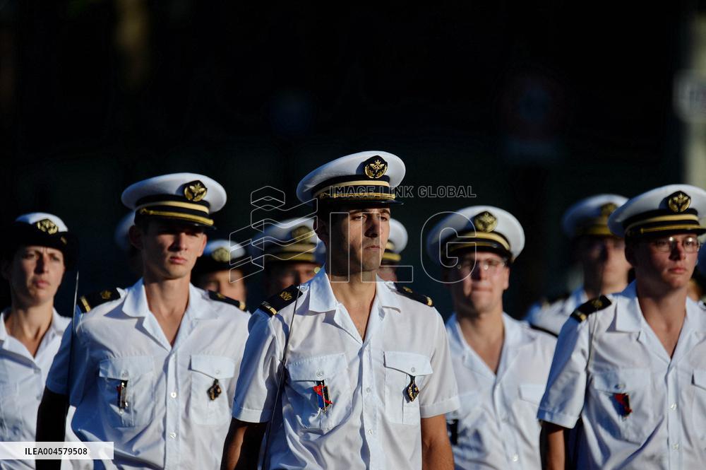 July 14 Parade Rehearsal on the Champs-Elysées - Paris
