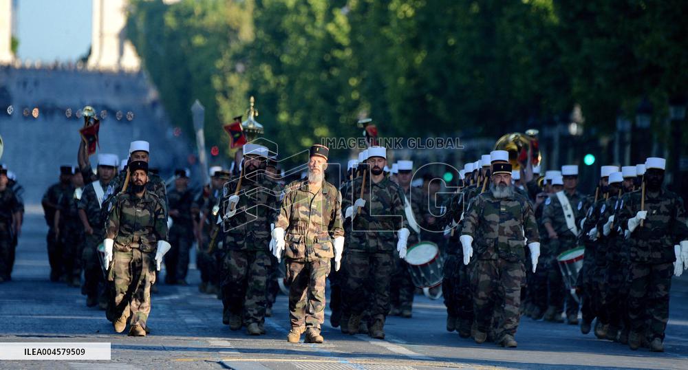 July 14 Parade Rehearsal on the Champs-Elysées - Paris