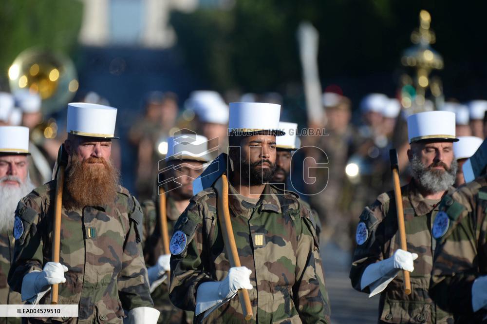 July 14 Parade Rehearsal on the Champs-Elysées - Paris