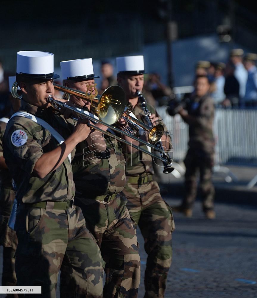 July 14 Parade Rehearsal on the Champs-Elysées - Paris