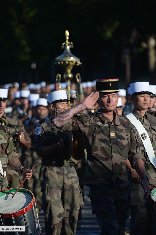 July 14 Parade Rehearsal on the Champs-Elysées - Paris