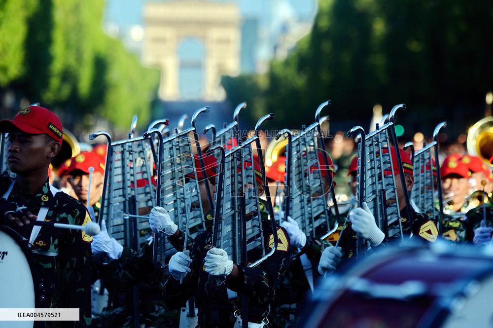 July 14 Parade Rehearsal on the Champs-Elysées - Paris