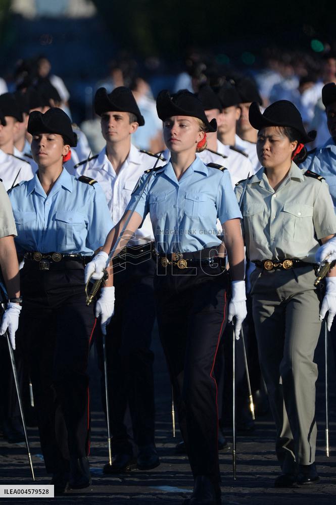 July 14 Parade Rehearsal on the Champs-Elysées - Paris