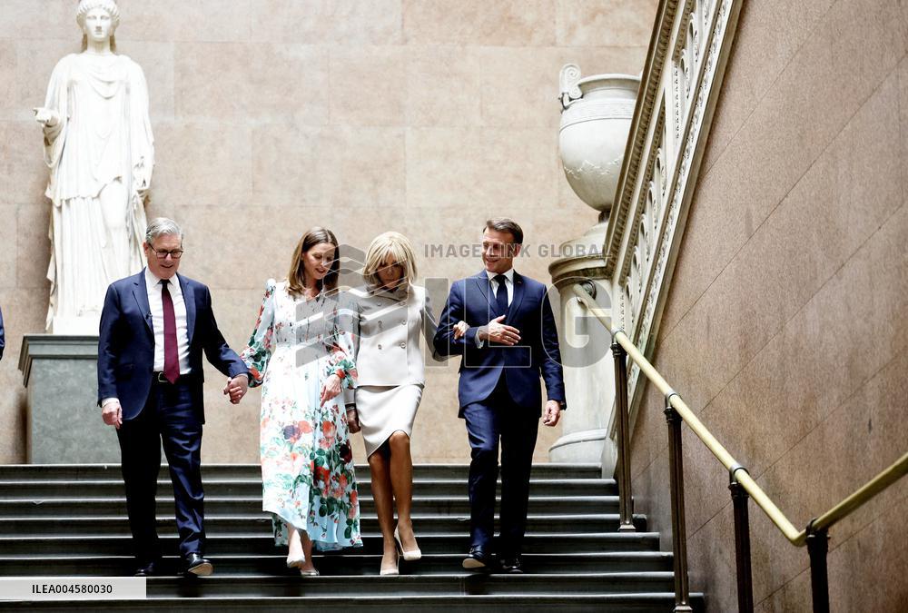 Macron Visits British Museum - London