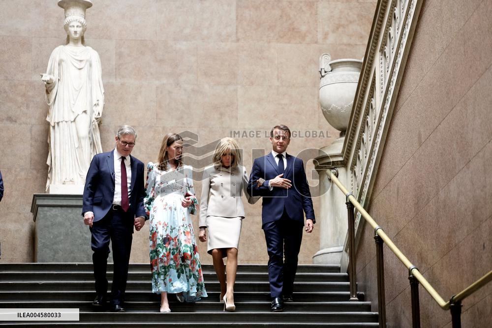 Macron Visits British Museum - London