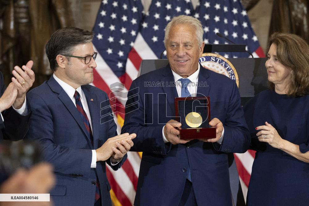 Congressional Medal of honor ceremony for Greg Lemond