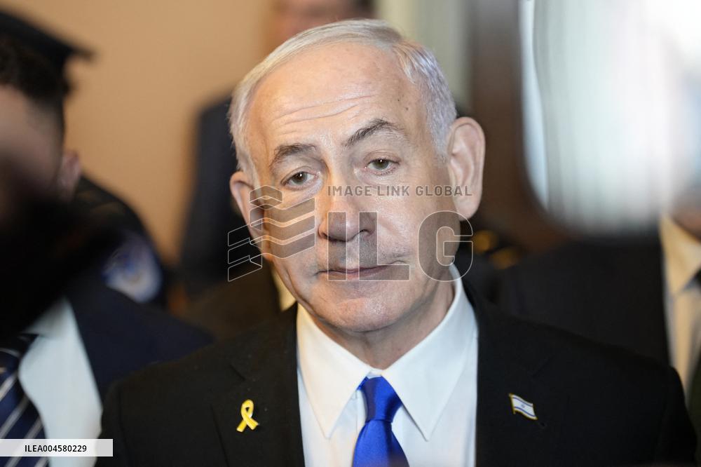 Benjamin Netanyahu on Capitol Hill - Washington