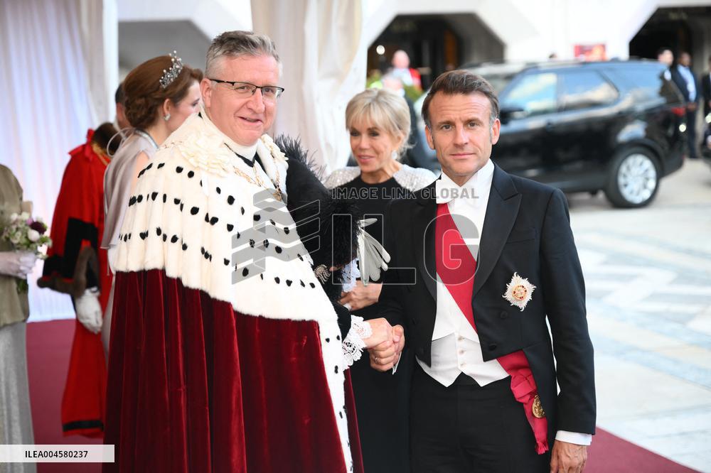 French President at a Banquet At Guildhall - London