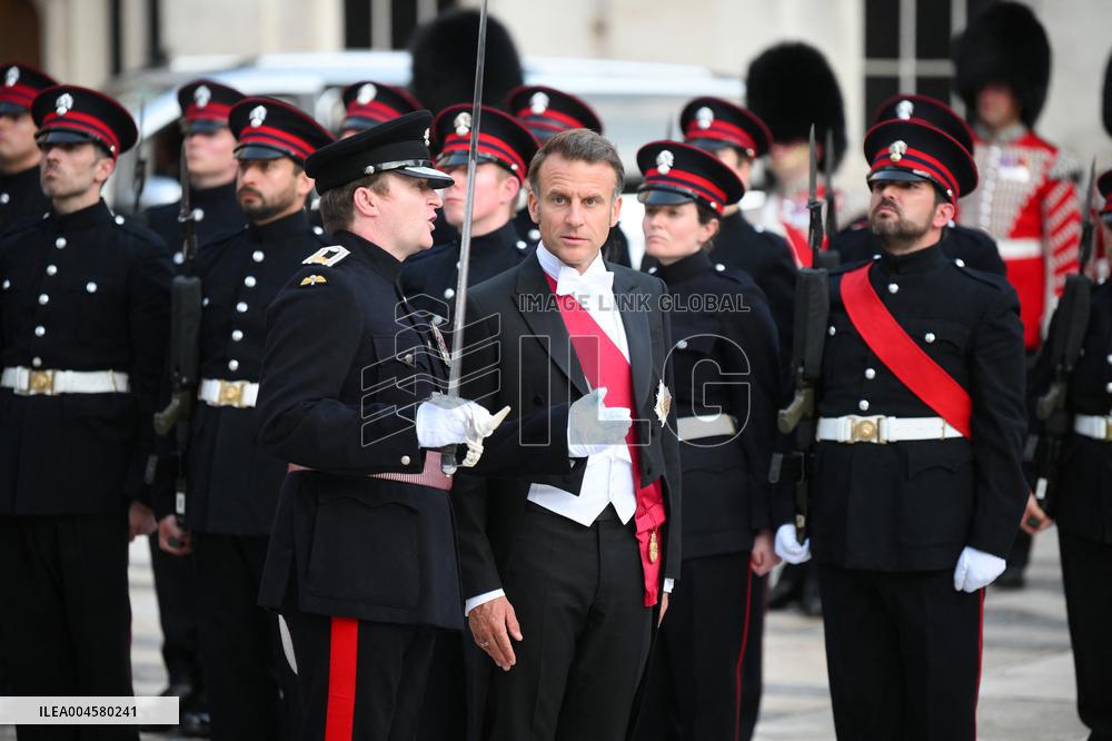 French President at a Banquet At Guildhall - London