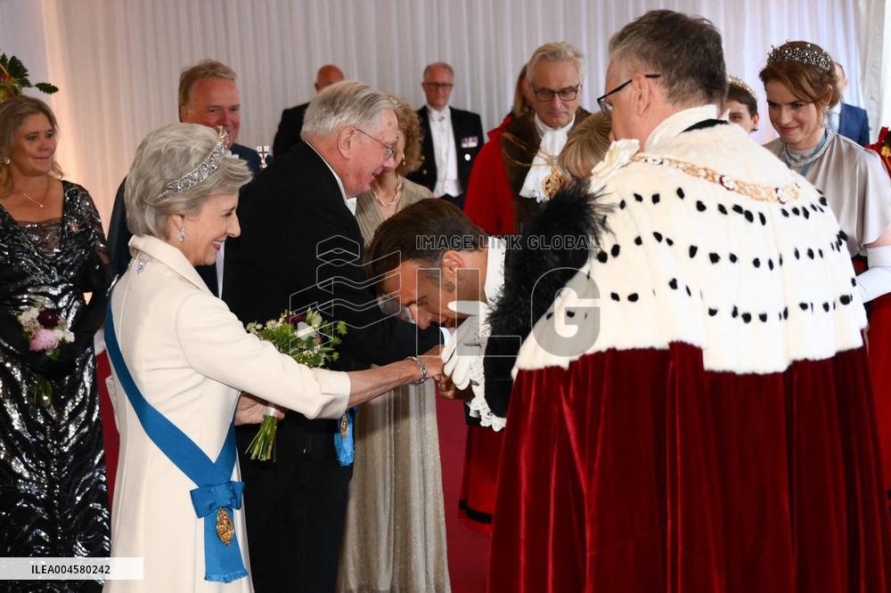 French President at a Banquet At Guildhall - London