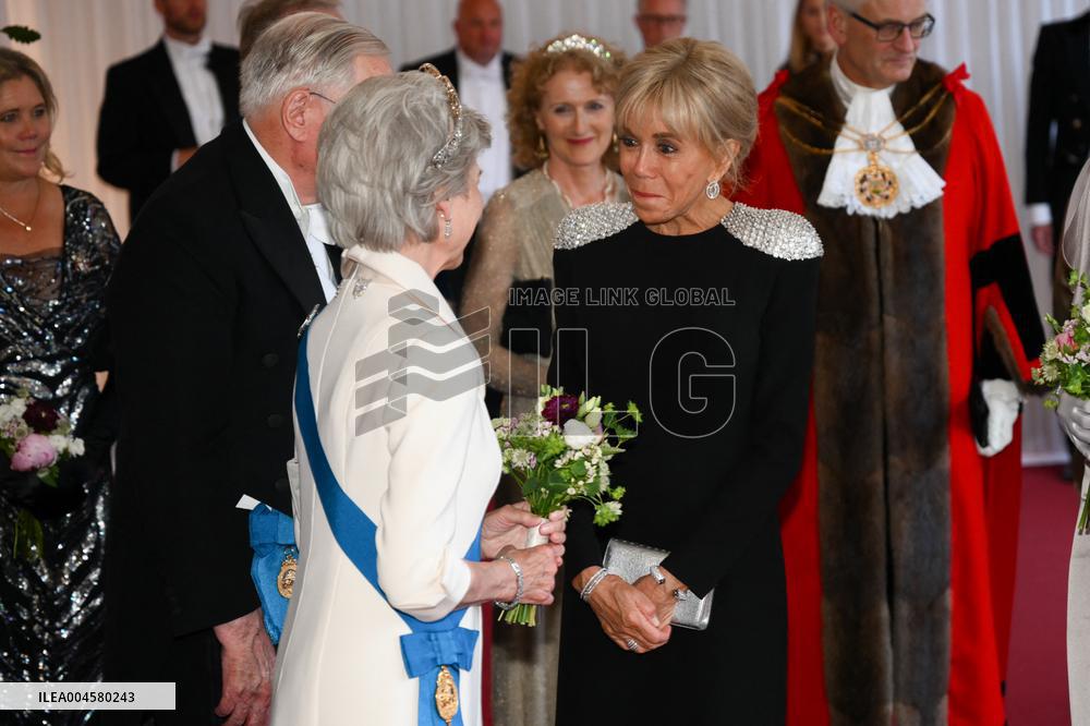 French President at a Banquet At Guildhall - London