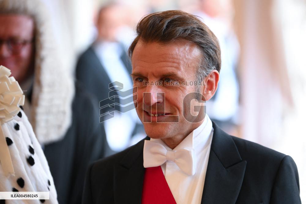 French President at a Banquet At Guildhall - London
