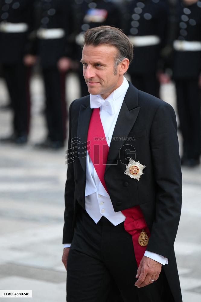 French President at a Banquet At Guildhall - London