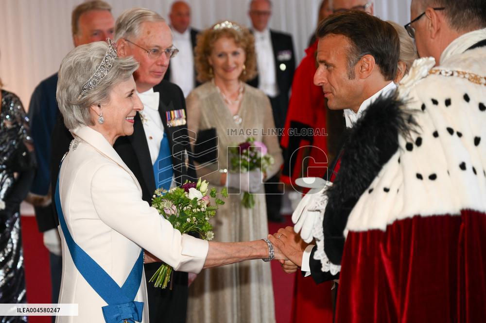 French President at a Banquet At Guildhall - London