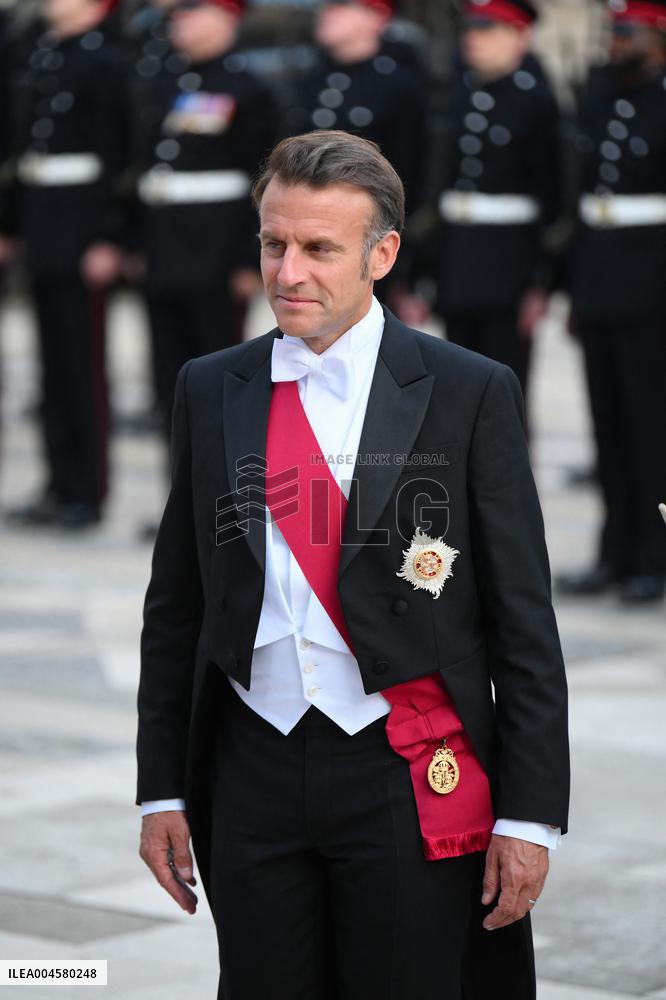 French President at a Banquet At Guildhall - London