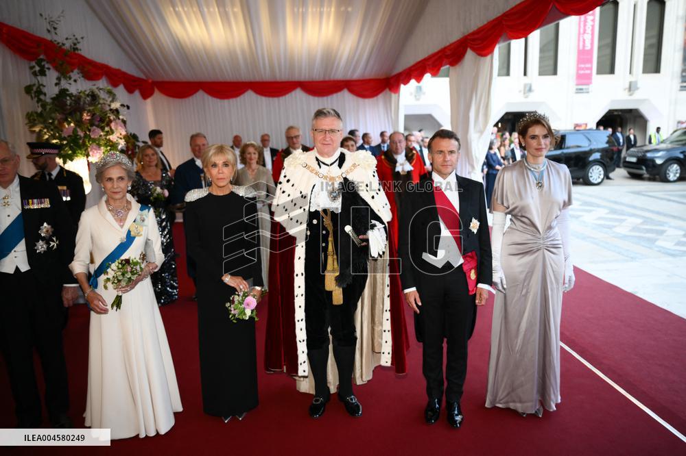 French President at a Banquet At Guildhall - London