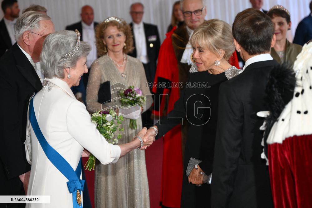 French President at a Banquet At Guildhall - London