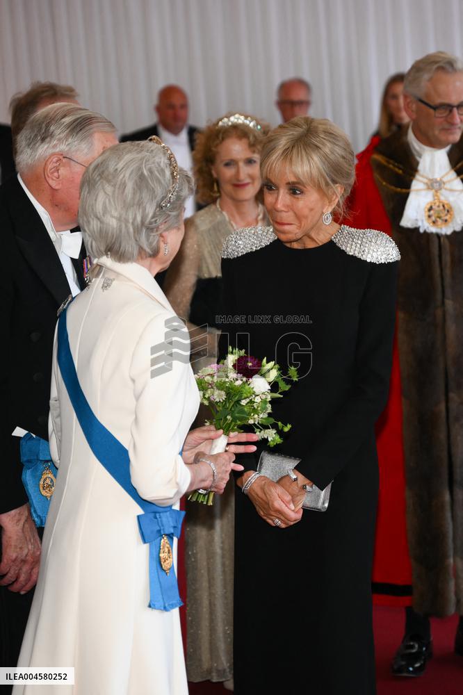 French President at a Banquet At Guildhall - London