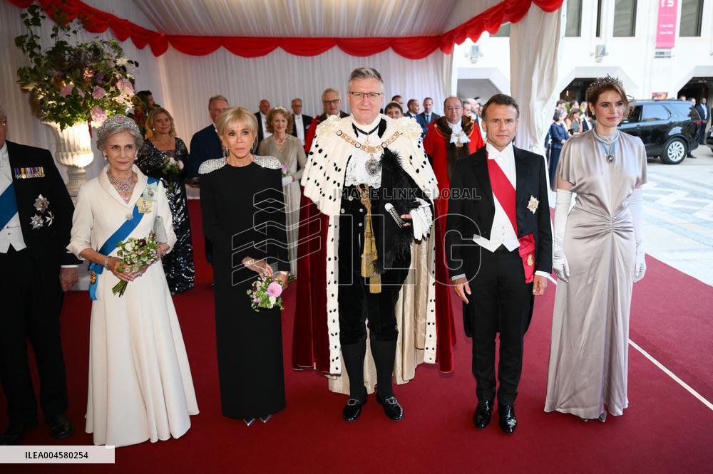 French President at a Banquet At Guildhall - London