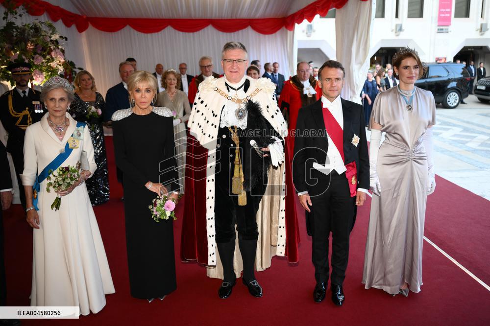 French President at a Banquet At Guildhall - London