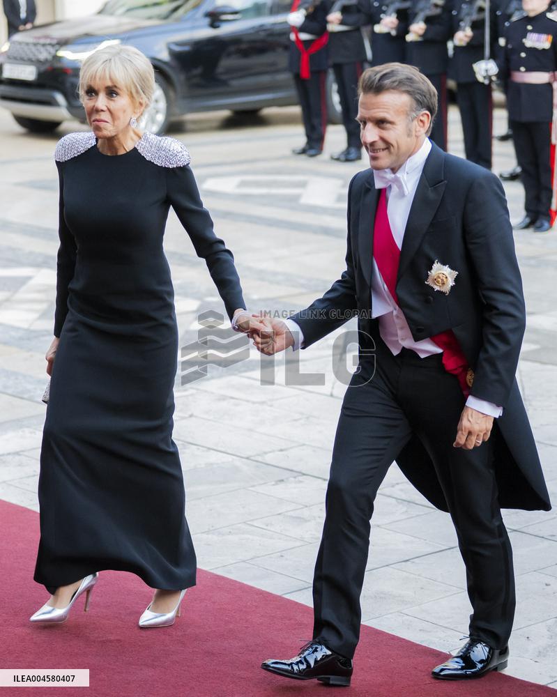 French President at Banquet At Guildhall - London