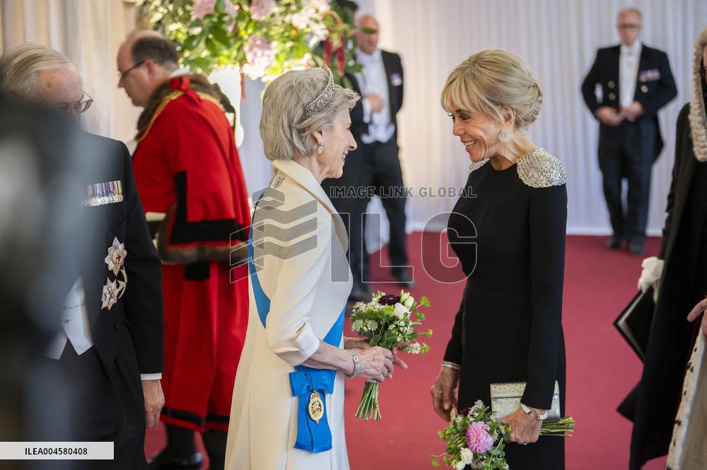 French President at Banquet At Guildhall - London