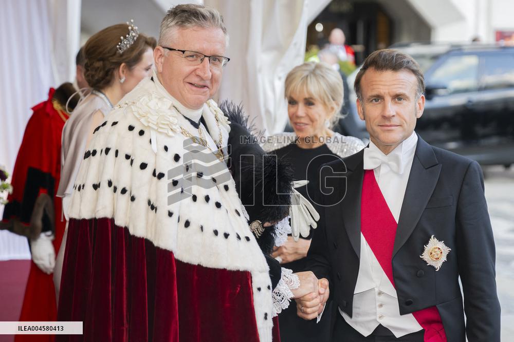 French President at Banquet At Guildhall - London
