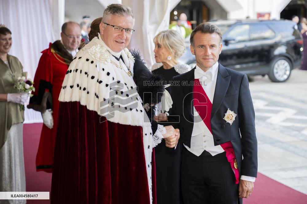 French President at Banquet At Guildhall - London