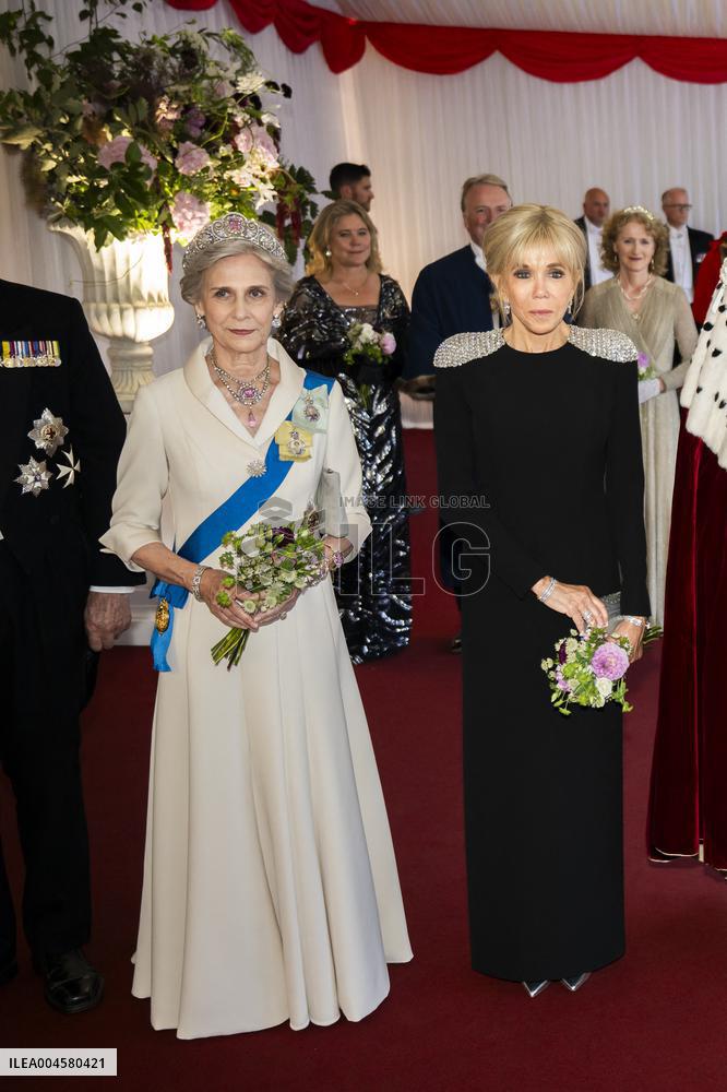 French President at Banquet At Guildhall - London