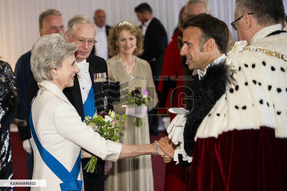 French President at Banquet At Guildhall - London