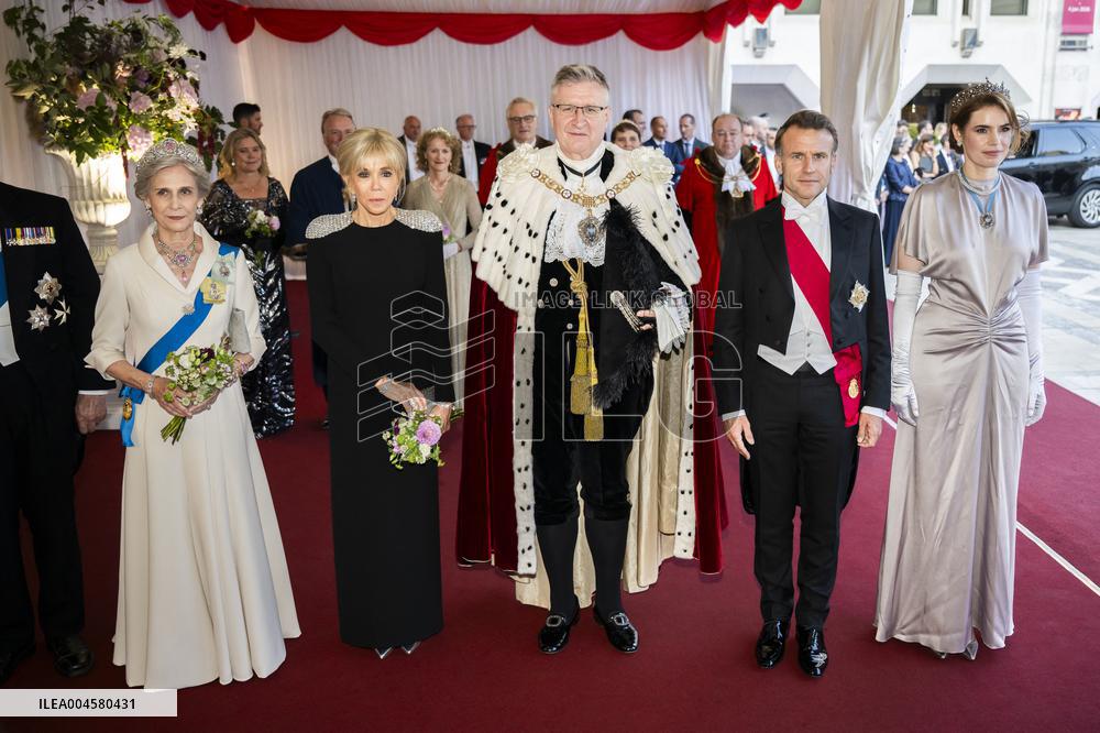 French President at Banquet At Guildhall - London