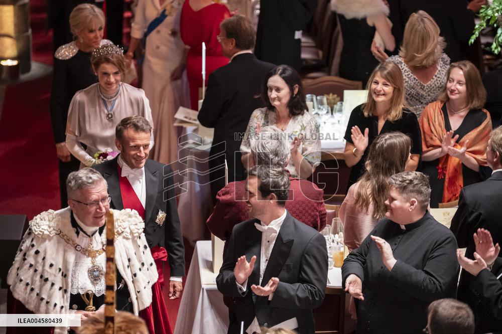 French President at Banquet At Guildhall - London