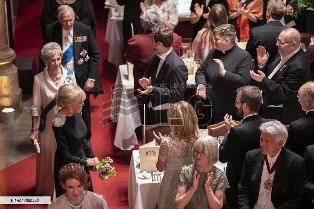 French President at Banquet At Guildhall - London