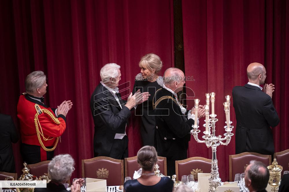 French President at Banquet At Guildhall - London