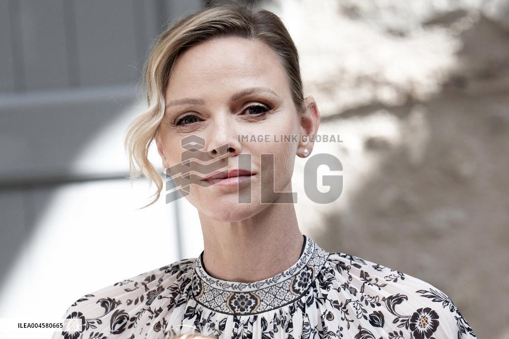 NO TABLOIDS WEB & PRINT - Princely Family of Monaco in Visit  - Mur de Barrez