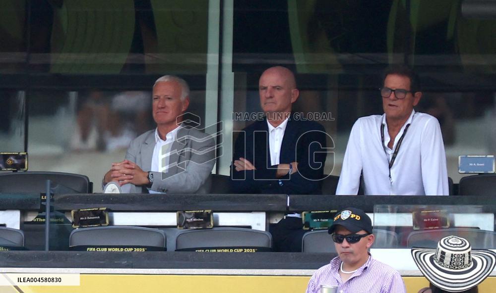 Celebs At The Semi Final PSG v Real Madrid - NJ